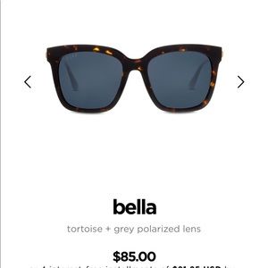 Bella Diff Sunglasses Polarized